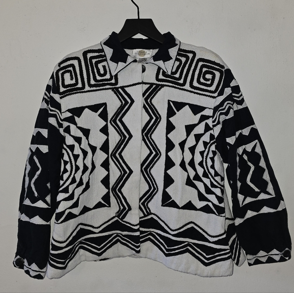 Vintage Embroidered Statement Jacket